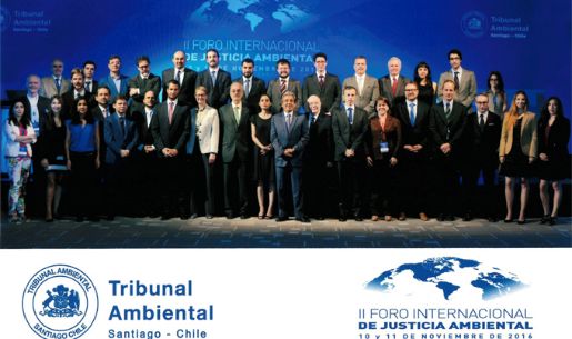 Académicos participantes del II Foro Internacional de Justicia Ambiental y sus desafíos en la Resolución de conflictos Ambientales.
