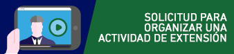 Solicitud para organizar una actividad de extensión