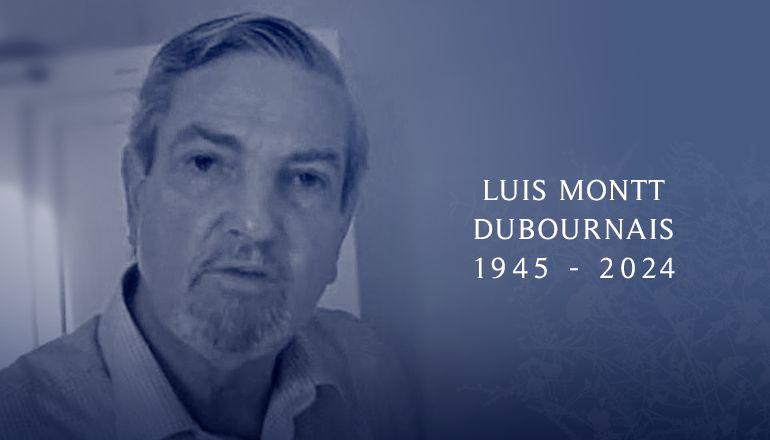 Facultad de Derecho informa el fallecimiento del ex profesor Luis Montt Dubournais