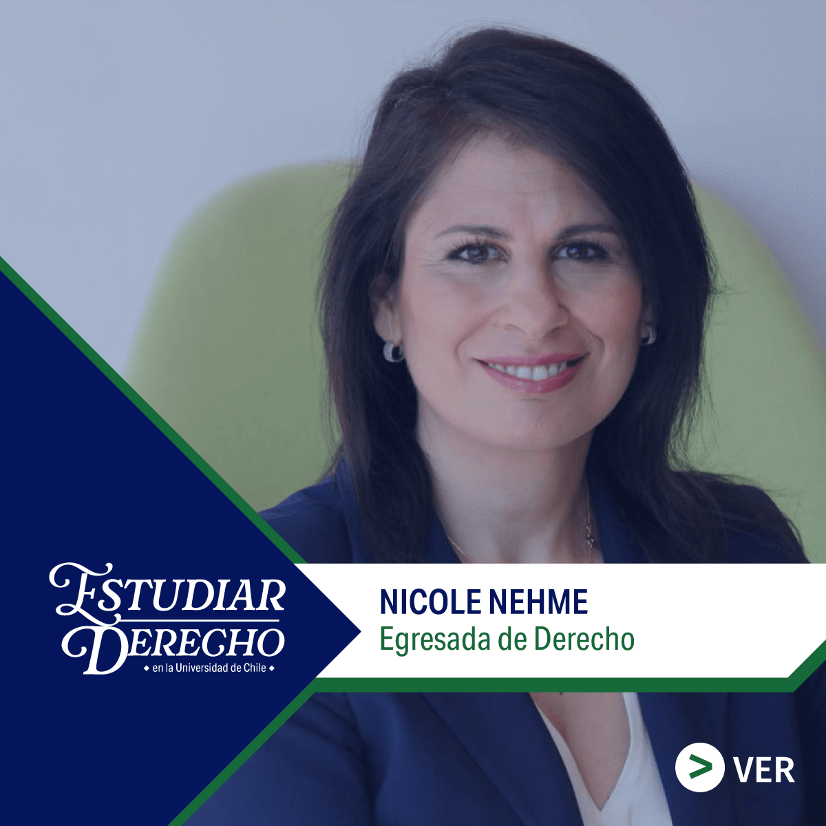 Nicole Nehme, egresada de Derecho