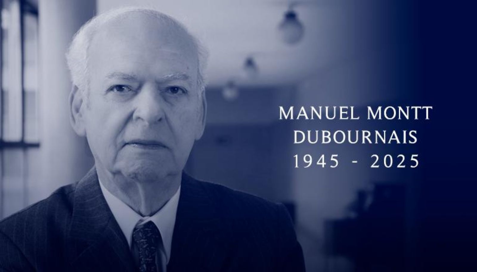 Facultad expresa su pesar por el fallecimiento del profesor Manuel Montt Dubournais