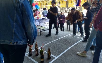 Se realizaron juegos típicos organizados por los estudiantes en el que participó la comunidad FAU.
