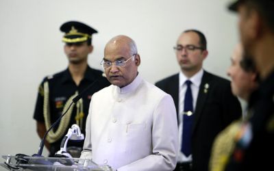 Presidente de la India en visita a la Casa de Bello