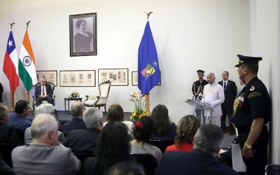 Presidente de la India en visita a la Casa de Bello