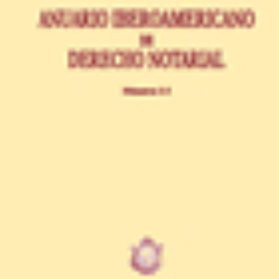 Anuario Iberoamericano de Derecho Notarial.