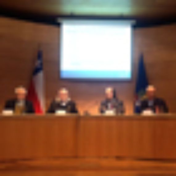 Los profesores Manuel Agosin, Alfredo Jadresic y Pedro Cattan expusieron sus posturas en el marco del primer foro organizado por la Comisión de Reforma de los Estatutos. 