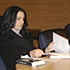 La profesora e investigadora del Centro de Estudios en Derecho Informático de la Facultad, Paula Jervis, expuso en el encuentro