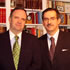 Profesores Rodrigo Cooper y Arturo Prado, ambos del Departamento de Derecho Comercial.